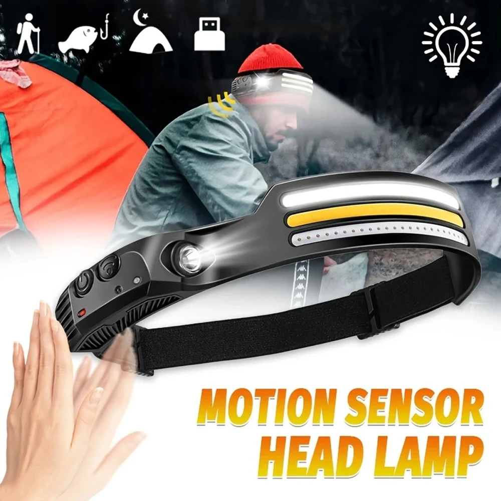 Camping Cooking Fish - قابلة للشحن COB LED التعريفي كشافات