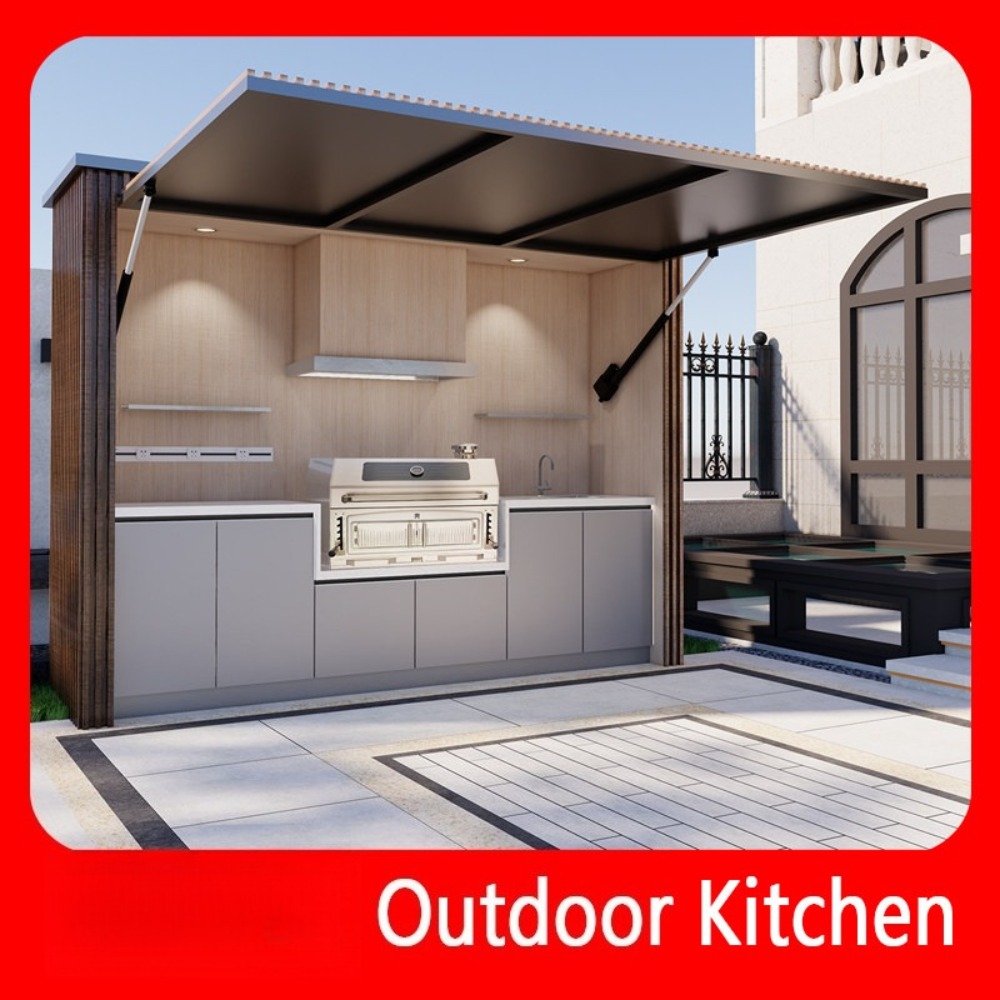 Camping Cooking And Dining Set - جزيرة مطبخ متنقلة قابلة للطي مع