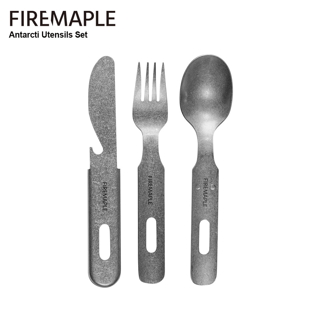 Camping Cooking And Dining Set - أدوات مائدة للتخييم من الفولاذ المقاوم