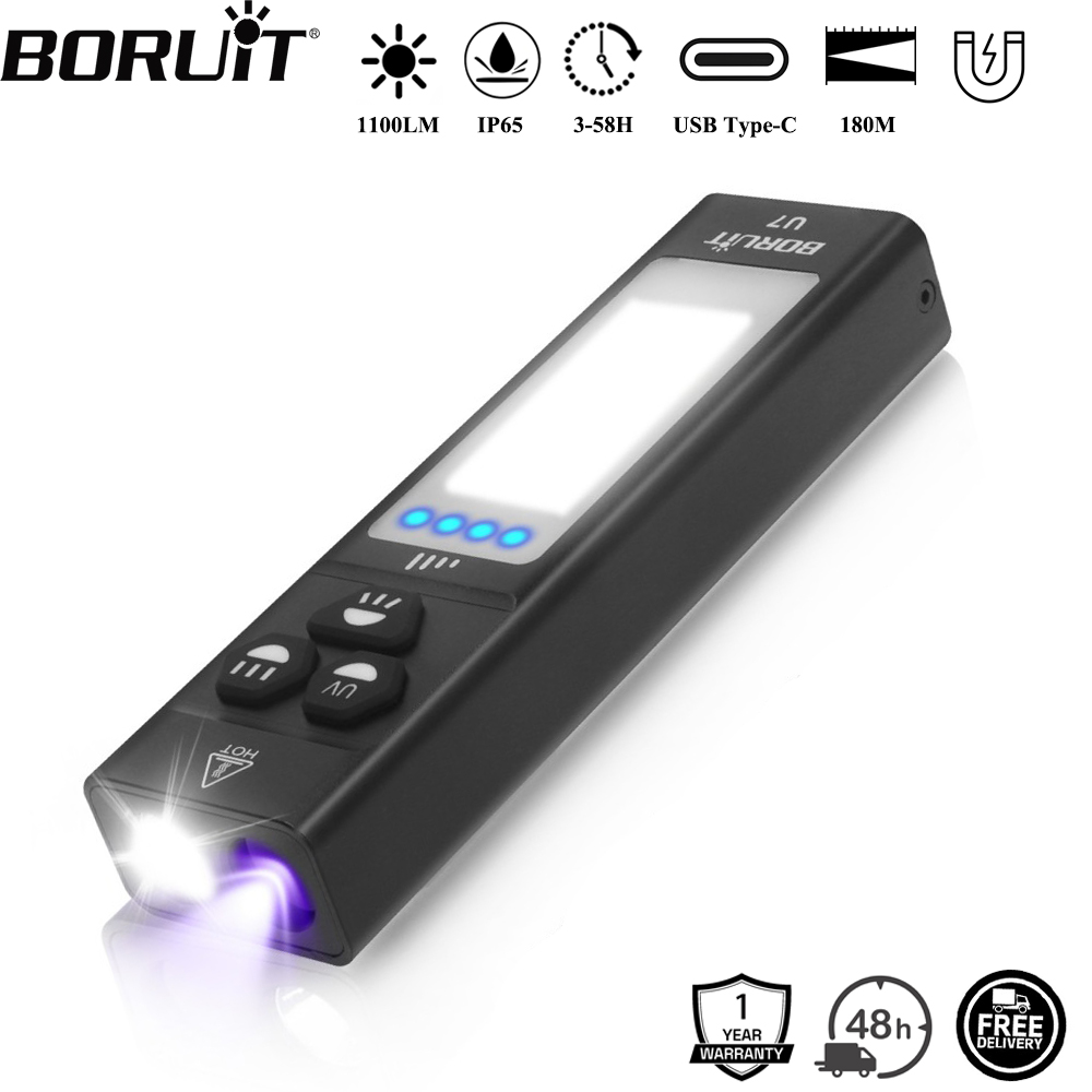 Camping Cooking Fish - BORUiT U7 UV LED EDC مصباح