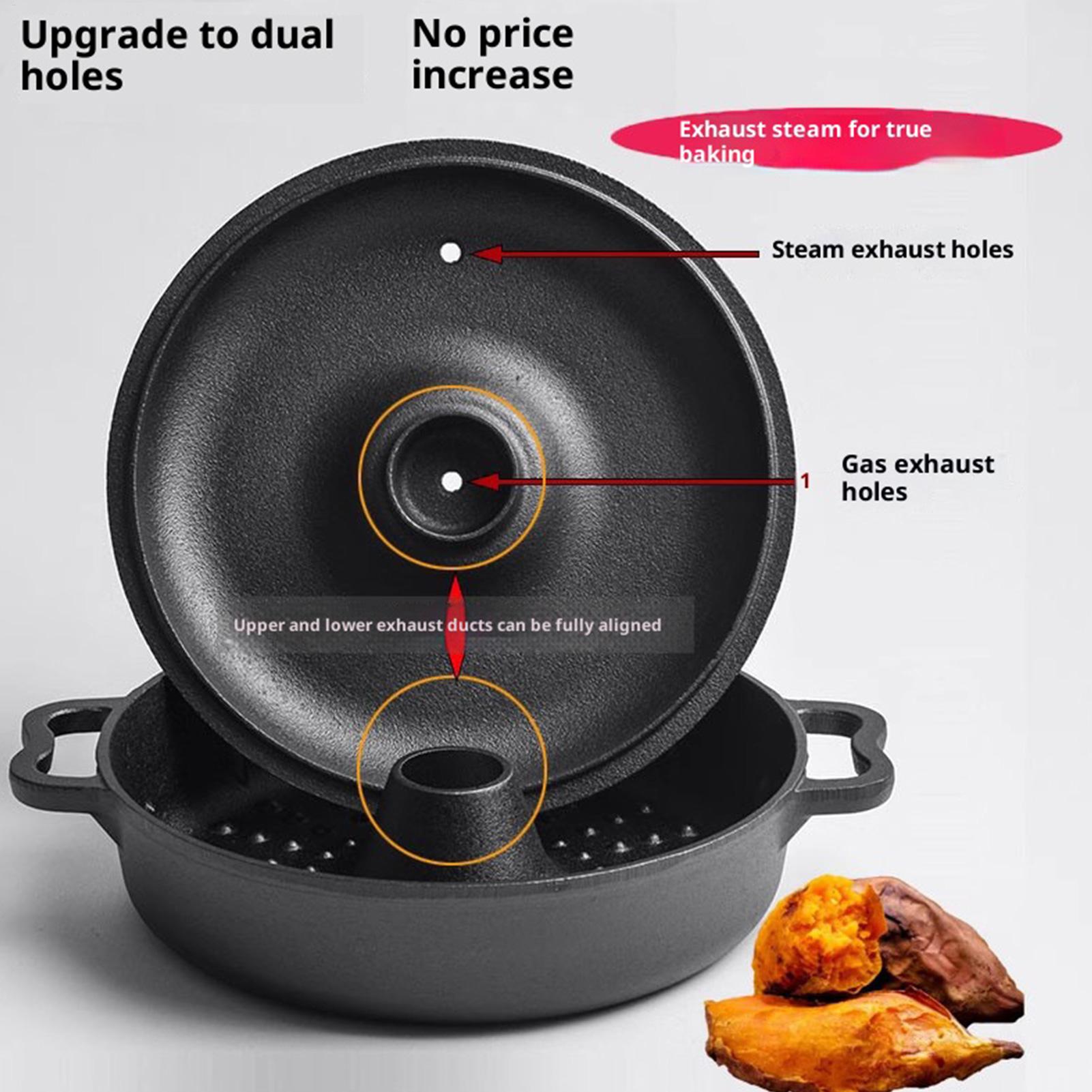 Camping Cooking Cast Iron - مرجل من الحديد الزهر للطهي شديد