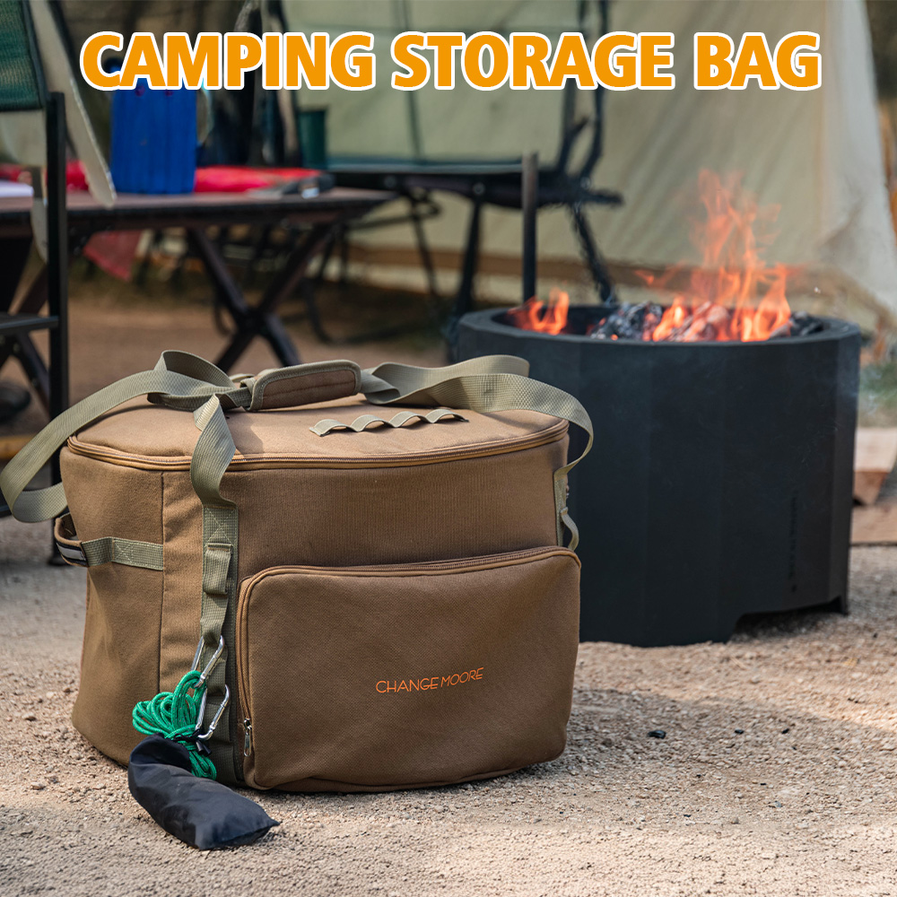 Camping Cooking And Dining Set - Goture اكسسوارات التخييم حقيبة التخزين الكبيرة