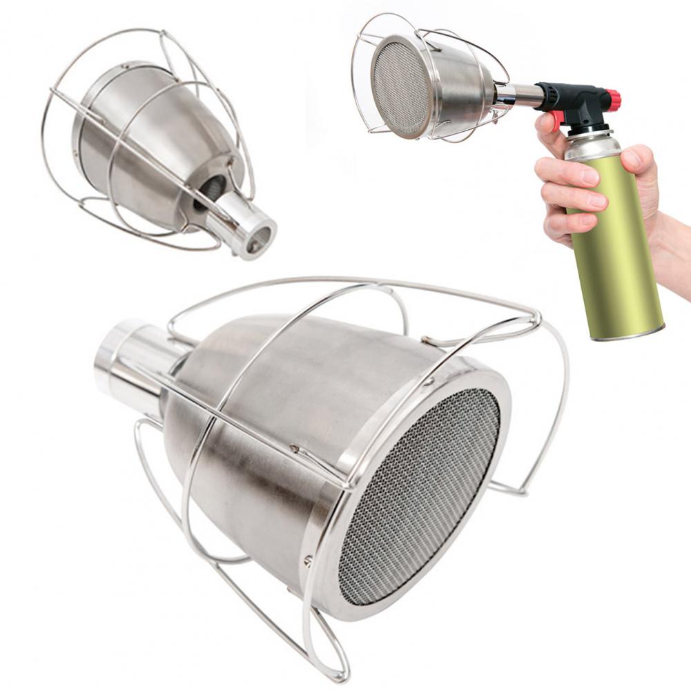 Camping Cooking Torch - الفولاذ المقاوم للصدأ الطهي الشعلة مرفق