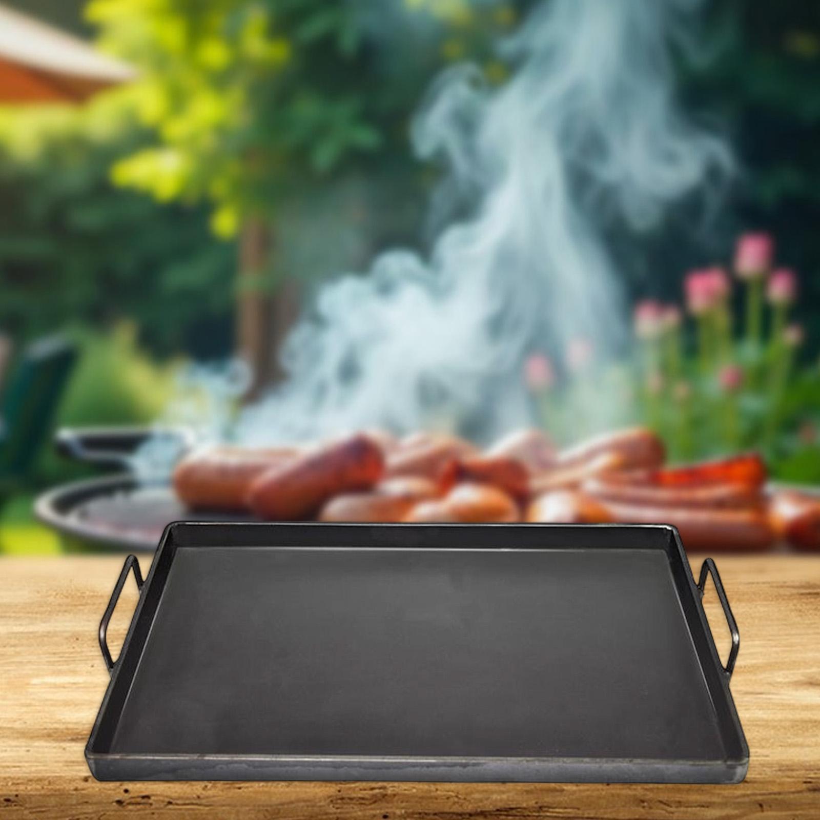Camping Cooking Cast Iron - مقلاة شواء من الحديد الزهر، أواني