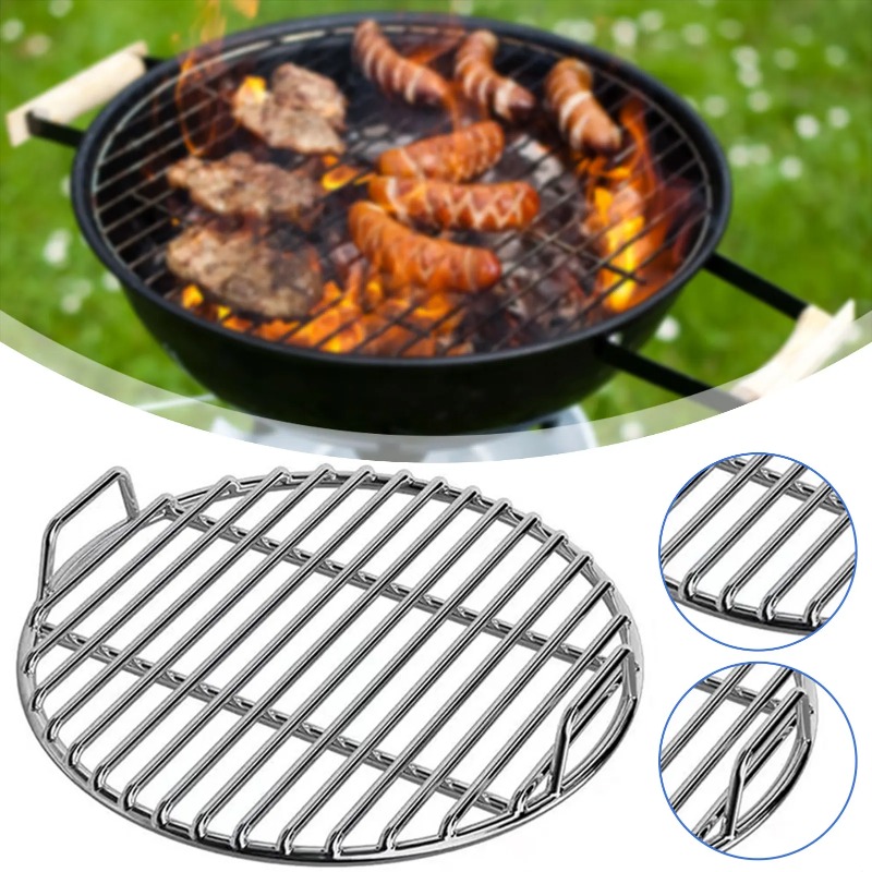 Camping Cooking Cast Iron - رف شواء، شبكة شواء بديلة، شبكة