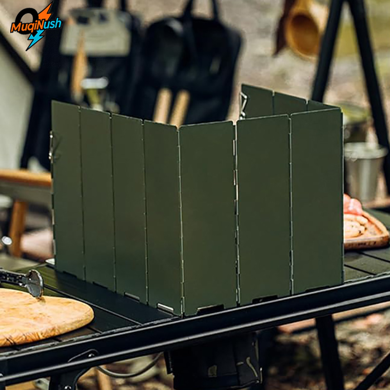 Camping Cooking Materials - MuqiNush الزجاج الأمامي خفيف الوزن للتخييم،