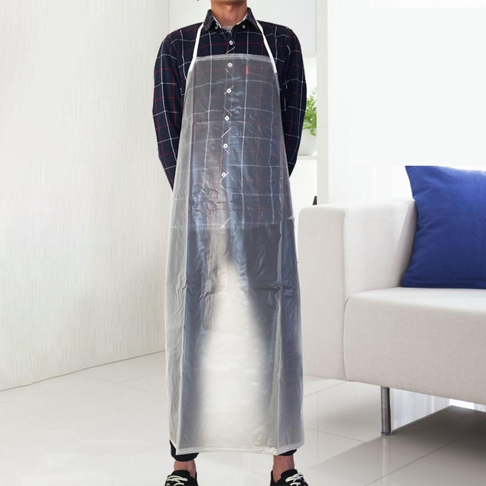 Camping Cooking Apron - المئزر مقاوم للماء شفاف واضح بولي