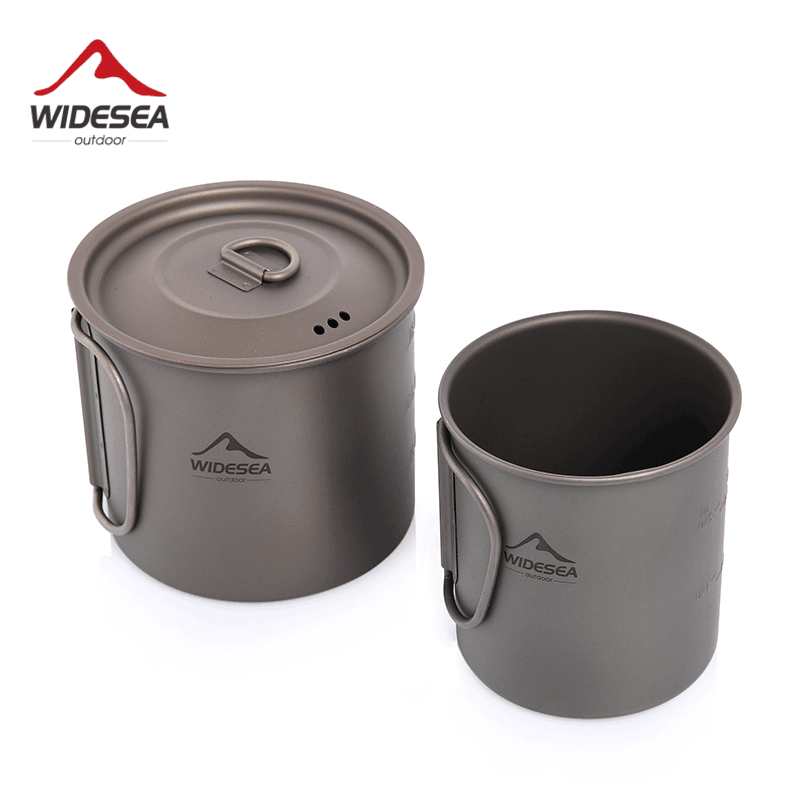 كوب تخييم من التيتانيوم من ويد - مراجعة Camping Cooking And Dining Set وسعره