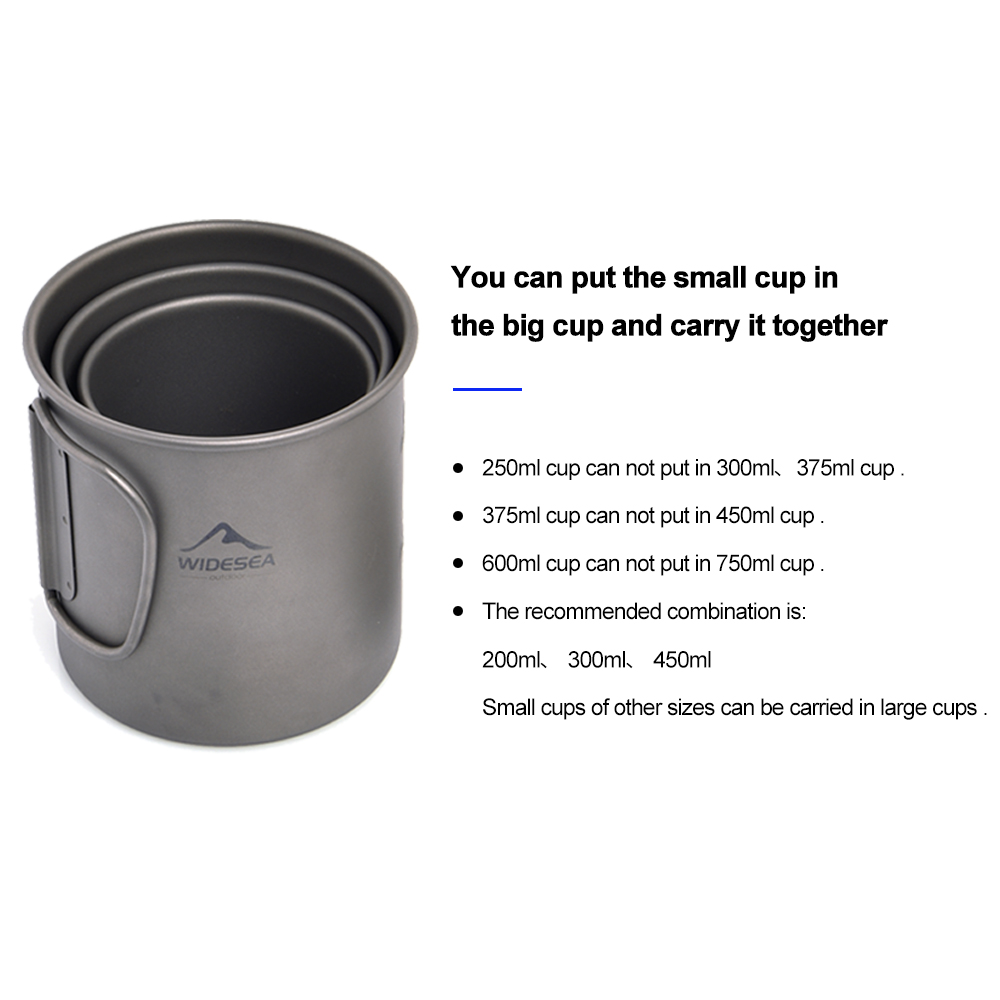 كوب تخييم من التيتانيوم من ويد - مراجعة Camping Cooking And Dining Set وسعره