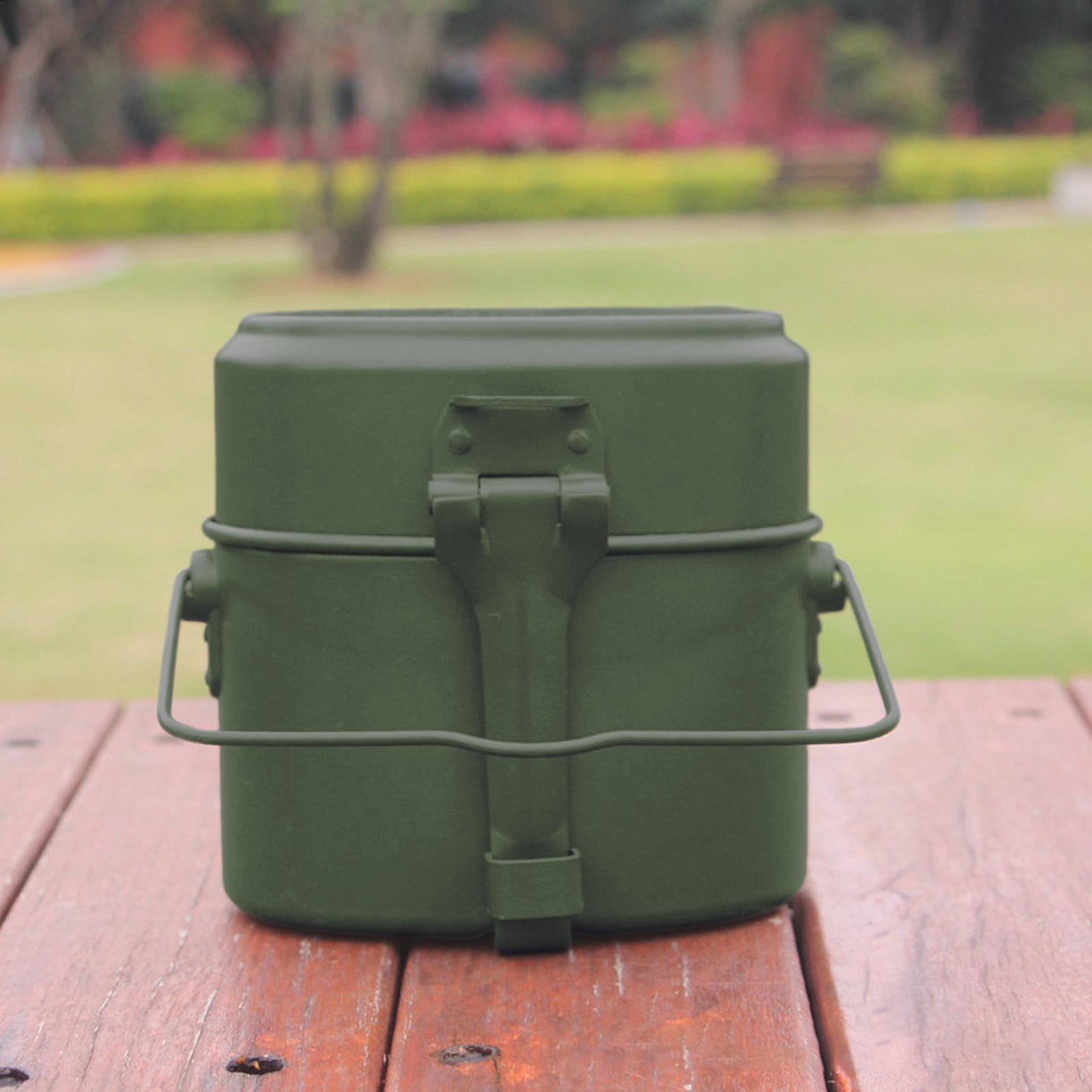 طقم طهي للتخييم والنزهات مكون  - مراجعة Camping Cooking Mess Kit وسعره