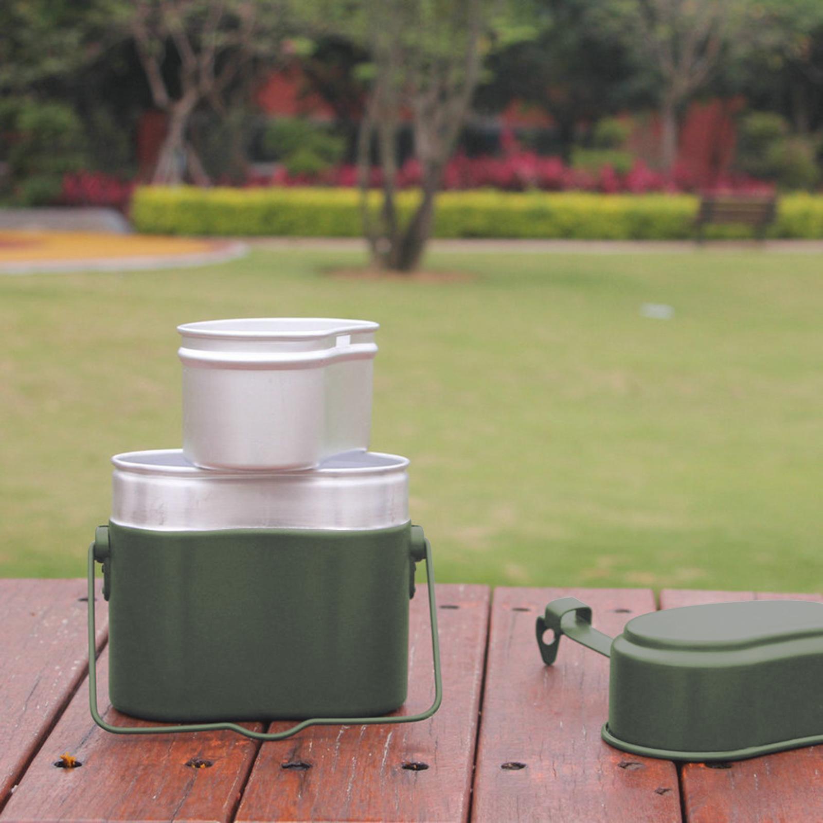 طقم طهي للتخييم والنزهات مكون  - مراجعة Camping Cooking Mess Kit وسعره