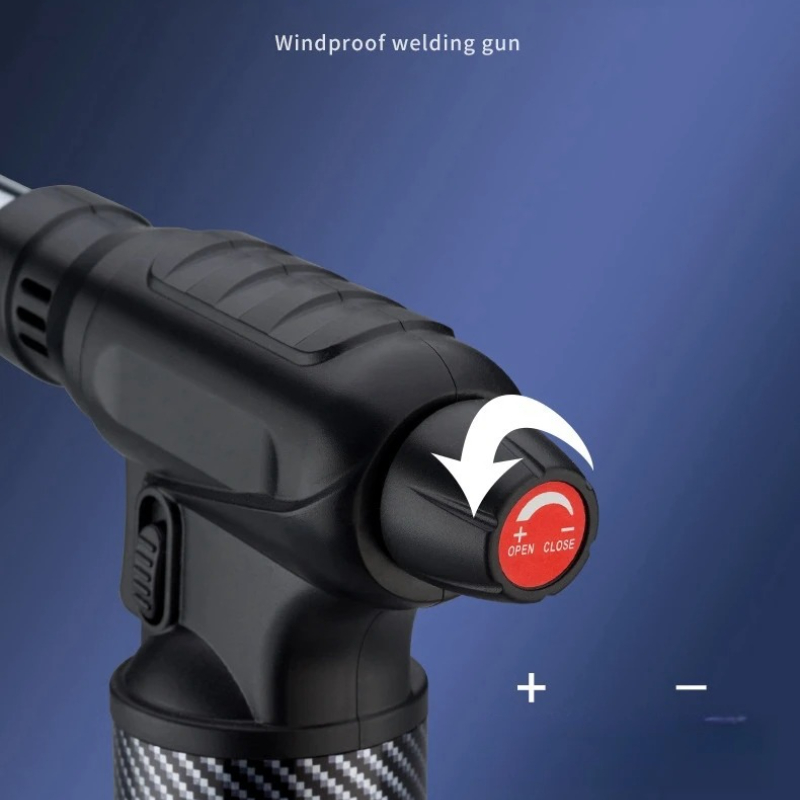 360 °   ولاعة غاز البيوتان الإ - مراجعة Camping Cooking Torch وسعره
