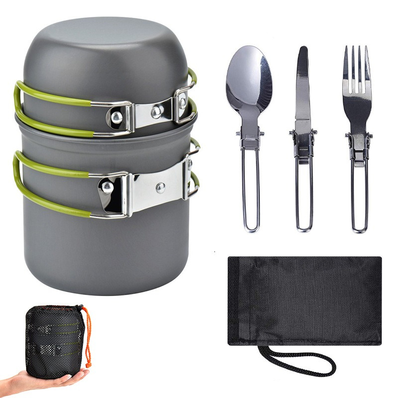 أدوات طهي محمولة للتخييم في ال - مراجعة Camping Cooking Easy وسعره