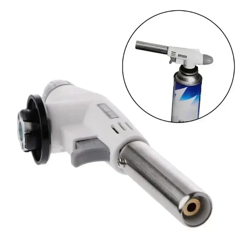 المحمولة المعادن لهب بندقية غا - مراجعة Camping Cooking Torch وسعره