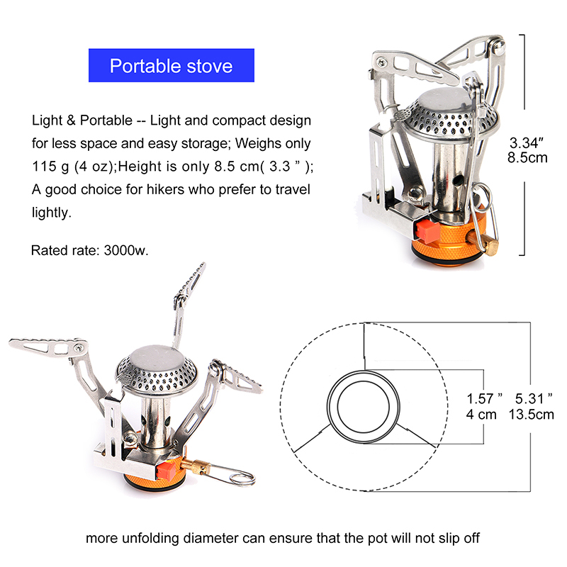 Widesea قطعة واحدة موقد غاز 35 - مراجعة Camping Cooking Easy وسعره
