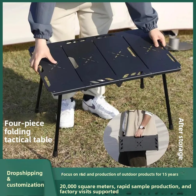 طاولة قابلة للطي من سبائك الأل - مراجعة Camping Cooking Table Foldable وسعره