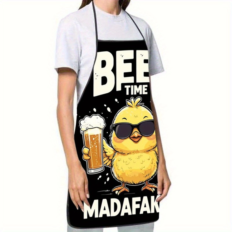 مريلة طبخ بتصميم دجاجة مضحكة - - مراجعة Camping Cooking Apron وسعره