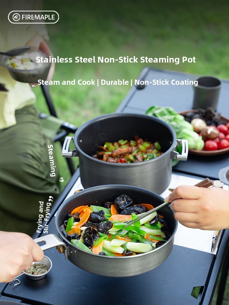 أدوات طهي للتخييم في الهواء ال - مراجعة Camping Cooking Materials وسعره