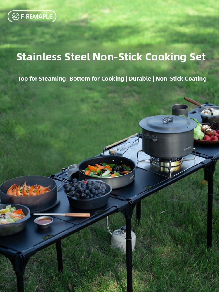 أدوات طهي للتخييم في الهواء ال - مراجعة Camping Cooking Materials وسعره