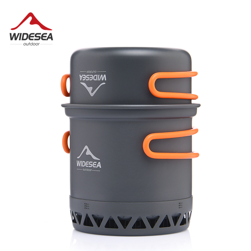 Widesea وعاء التخييم 1.3L 2.3L - مراجعة Camping Cooking And Dining Set وسعره