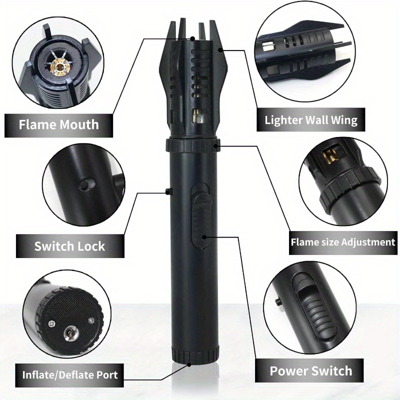 ولاعة غاز البوتان المعدنية الإ - مراجعة Camping Cooking Torch وسعره