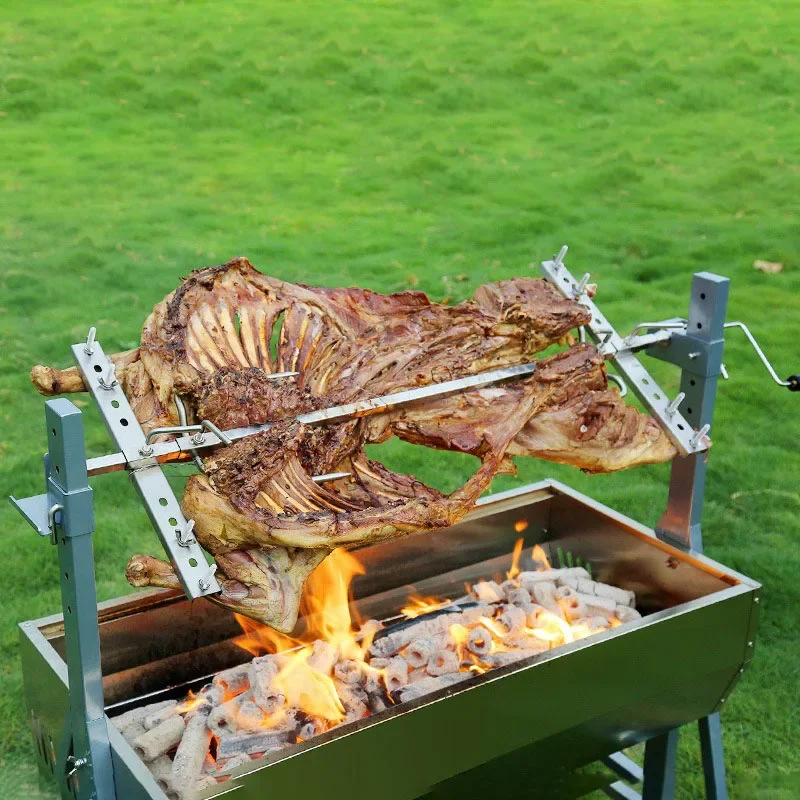 حامل شواء للتخييم من الفولاذ ا - مراجعة Camping Cooking Materials وسعره