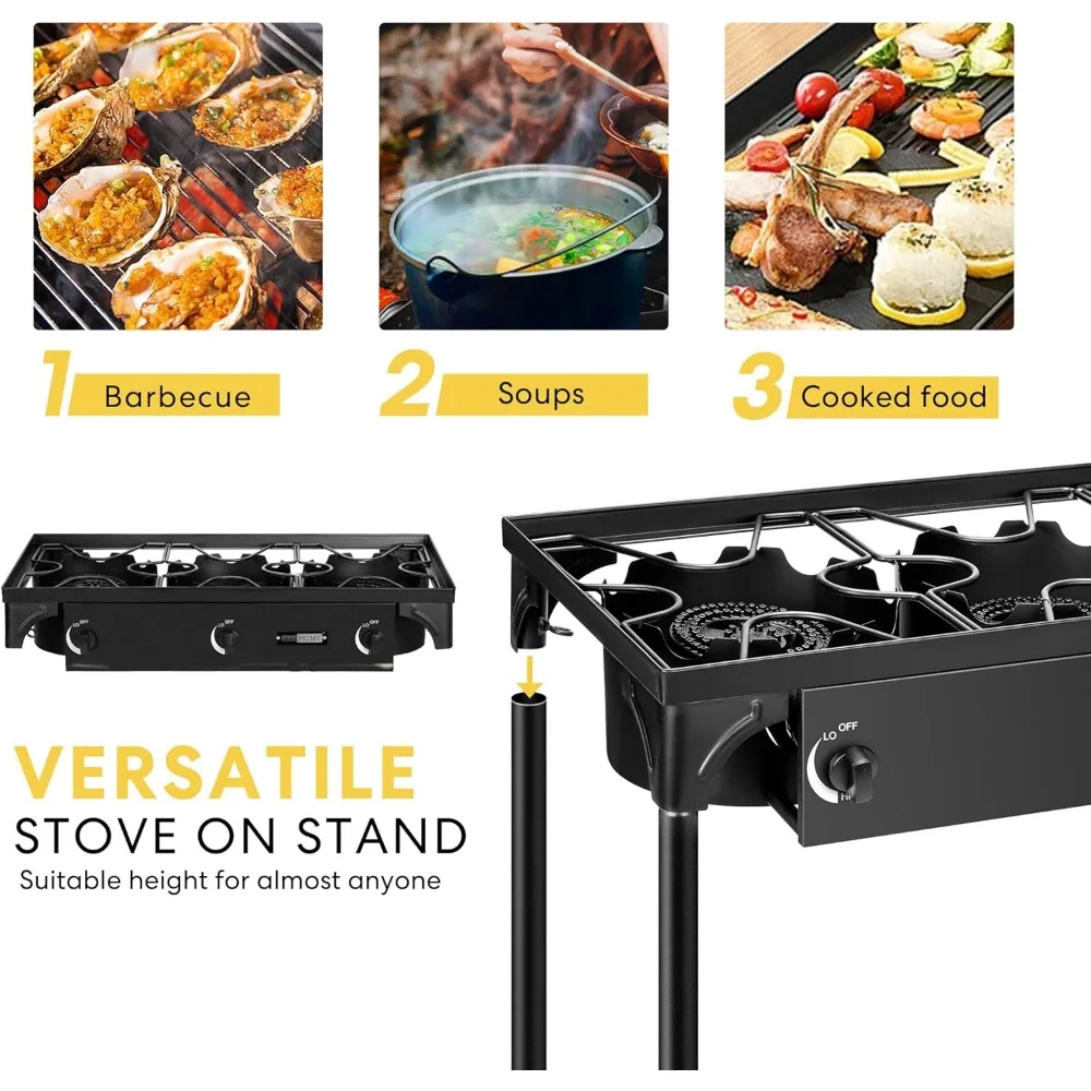 -3 شواية فحم كبيرة جدًا، حامل  - مراجعة Camping Cooking Materials وسعره