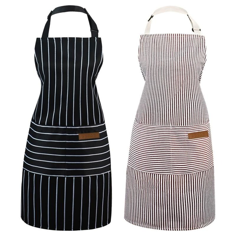 عبوة من قطعتين من مآزر الطهي ل - مراجعة Camping Cooking Apron وسعره