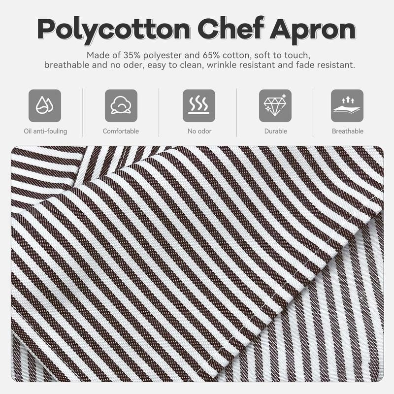 عبوة من قطعتين من مآزر الطهي ل - مراجعة Camping Cooking Apron وسعره