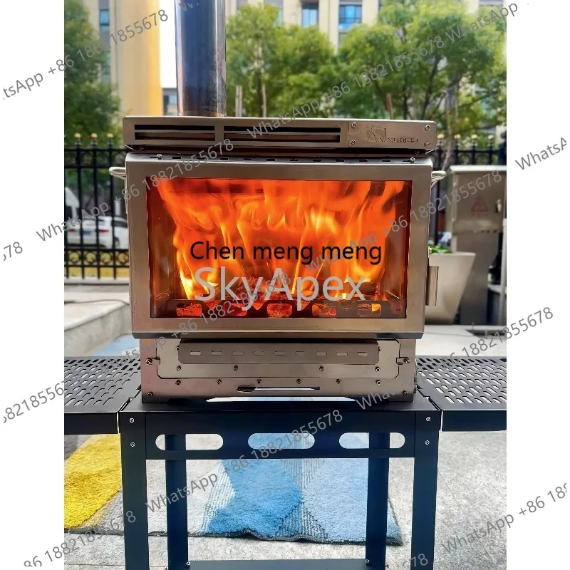 موقد حطب خارجي متين من الفولاذ - مراجعة Camping Cooking Materials وسعره