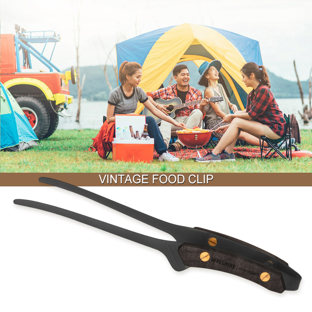 ملقط شواء للباربكيو بتصميم عتي - مراجعة Vintage Camping Cooking Set وسعره