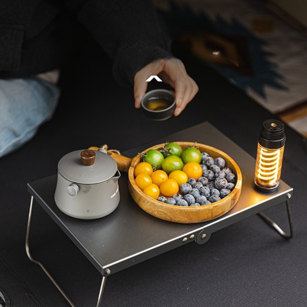 طاولة قابلة للطي للتخييم في ال - مراجعة Camping Cooking Table Foldable وسعره