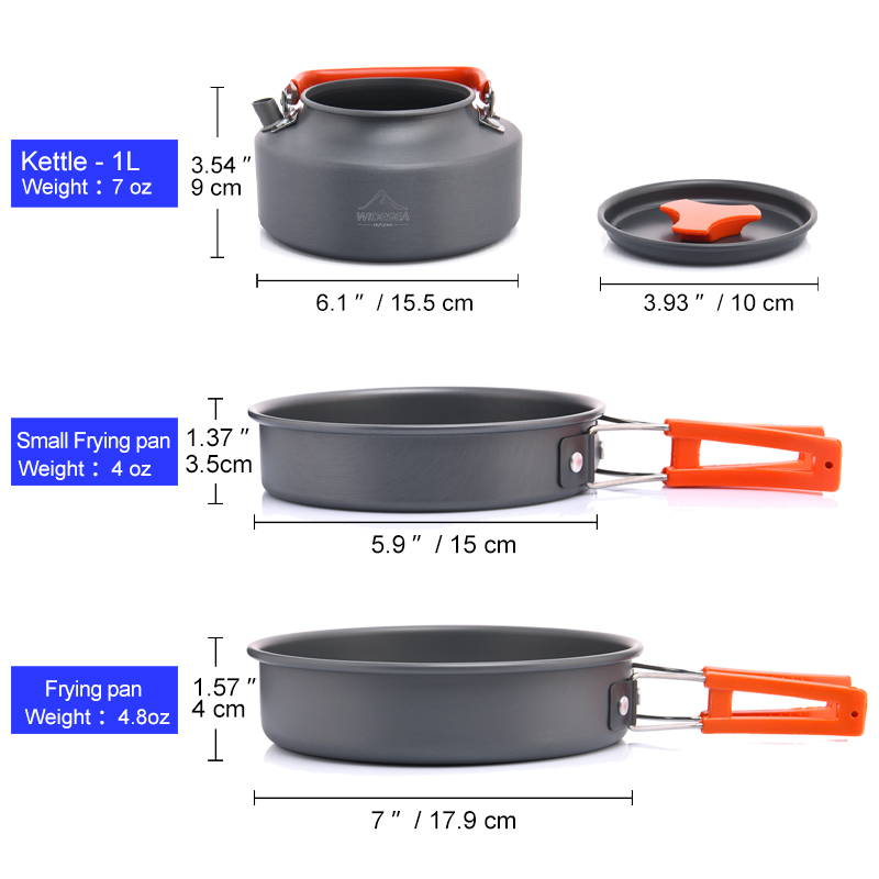 طقم أدوات طهي للتخييم في الهوا - مراجعة Camping Cooking And Dining Set وسعره
