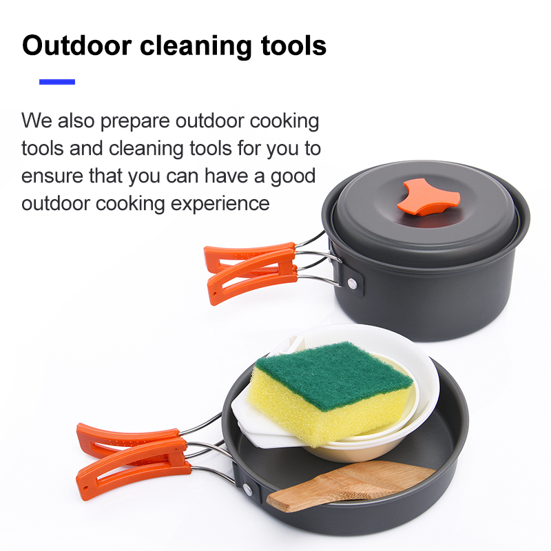 طقم أدوات طهي للتخييم في الهوا - مراجعة Camping Cooking And Dining Set وسعره