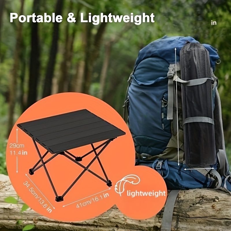طاولة جانبية محمولة قابلة للطي - مراجعة Camping Cooking Table Foldable وسعره