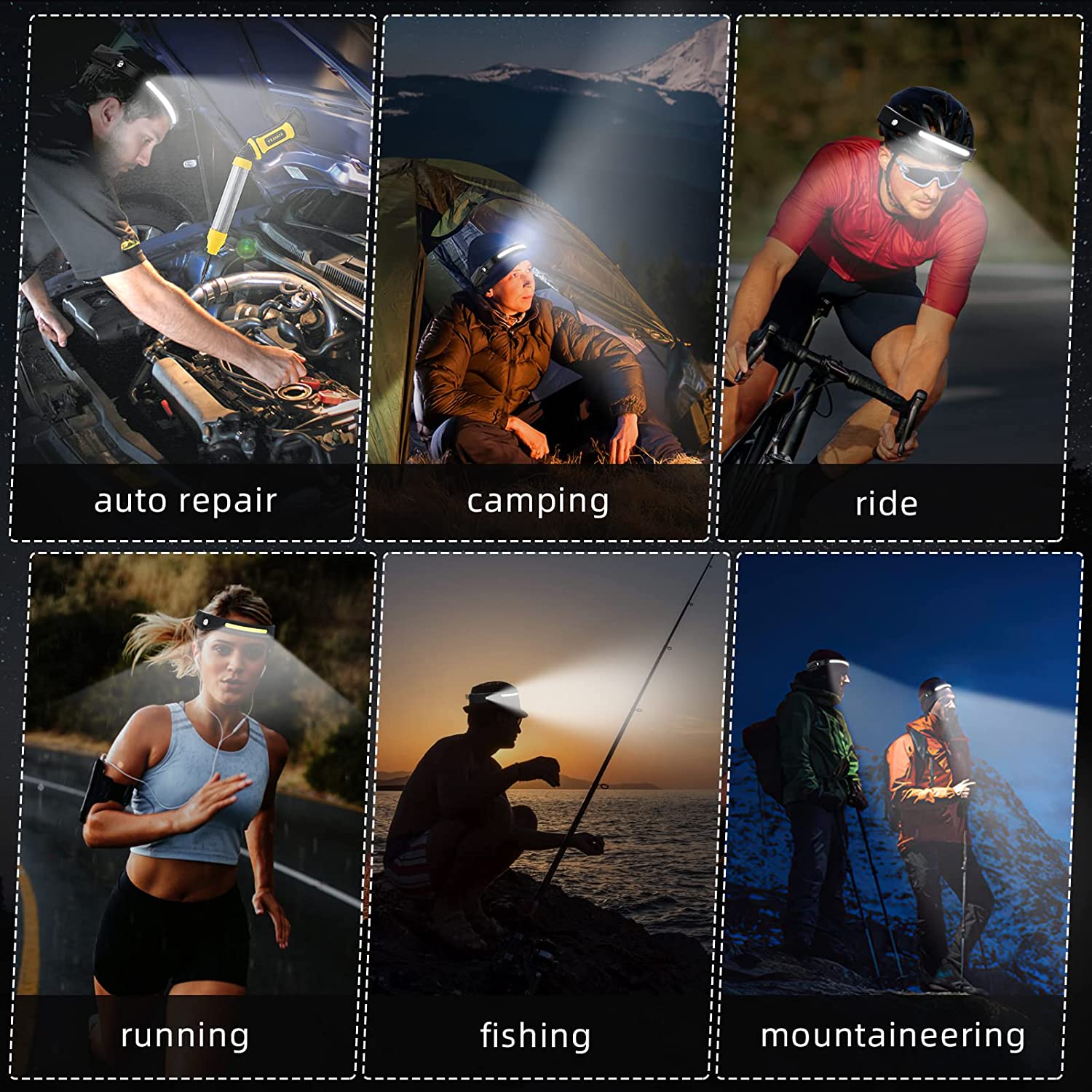 الاستشعار كشافات LED رئيس مصبا - مراجعة Camping Cooking Fish وسعره