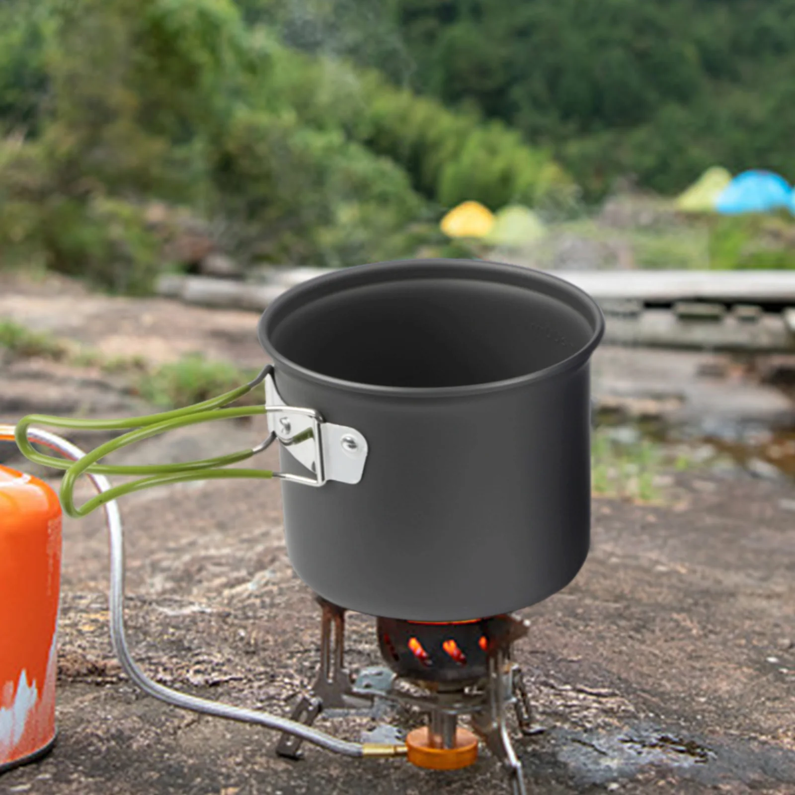 مجموعة أواني طهي من الألومنيوم - مراجعة Camping Cooking Materials وسعره
