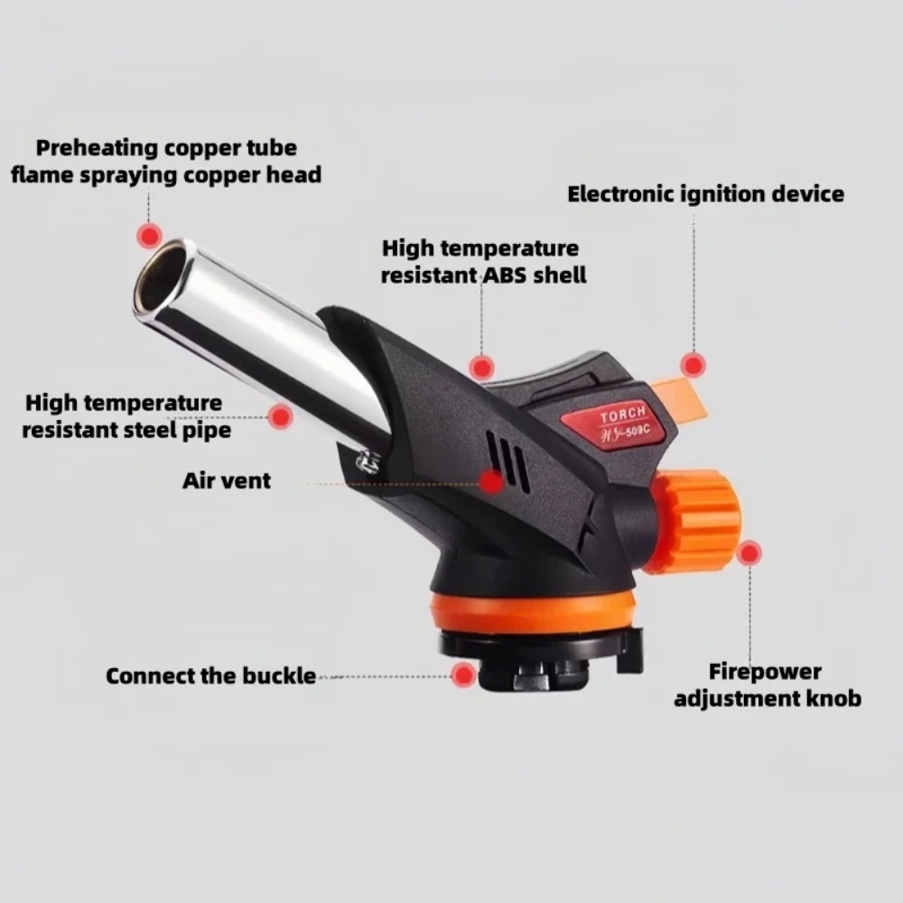 شعلة غاز البوتان ذاتية الإشعال - مراجعة Camping Cooking Torch وسعره