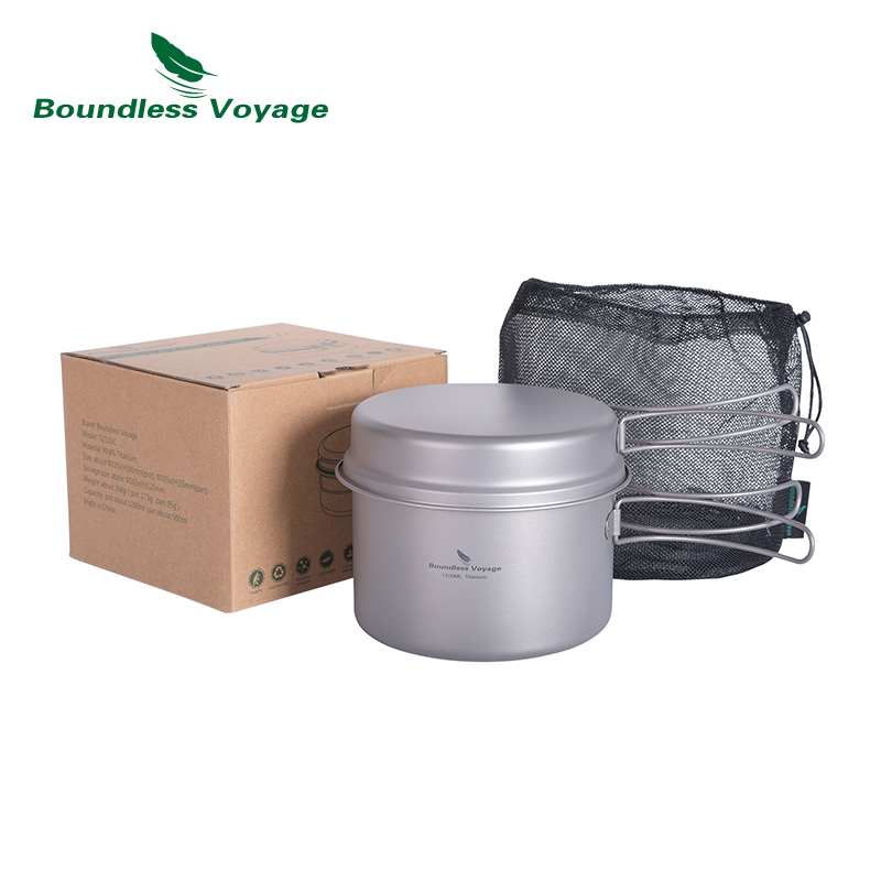 رحلة لا حدود لها وعاء التيتاني - مراجعة Camping Cooking Mess Kit وسعره