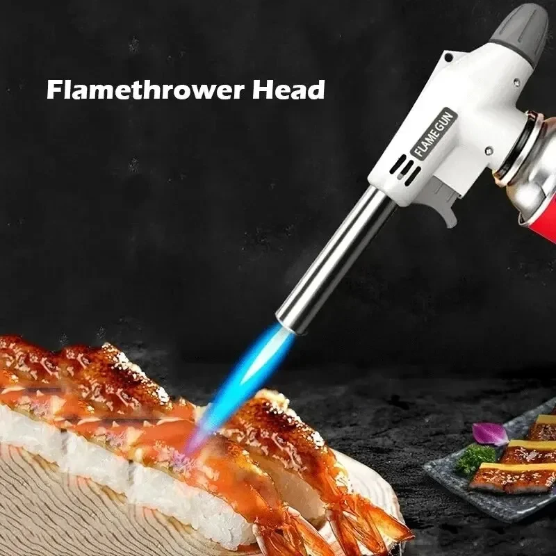 المحمولة لهب بندقية متعددة الو - مراجعة Camping Cooking Torch وسعره