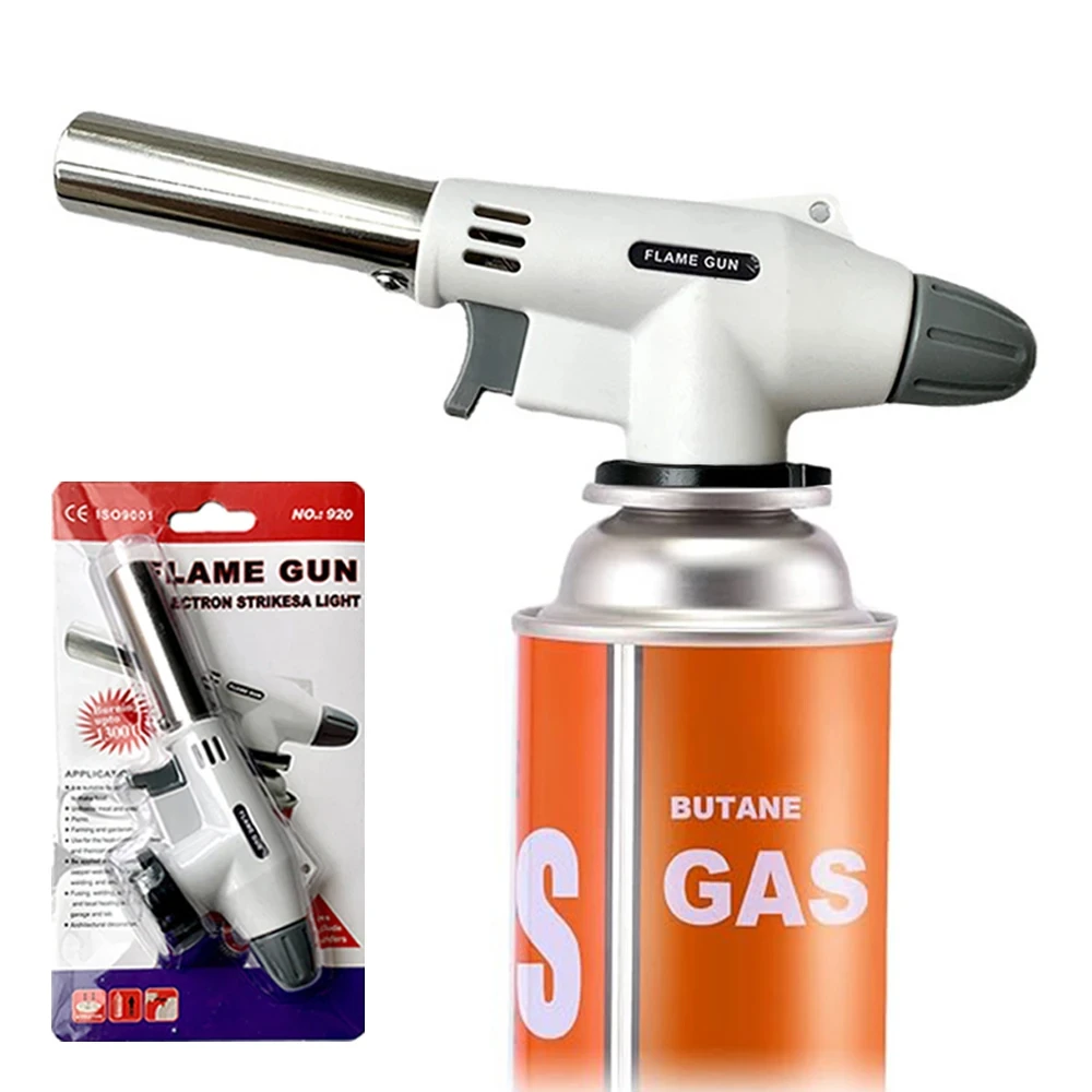 المحمولة لهب بندقية متعددة الو - مراجعة Camping Cooking Torch وسعره