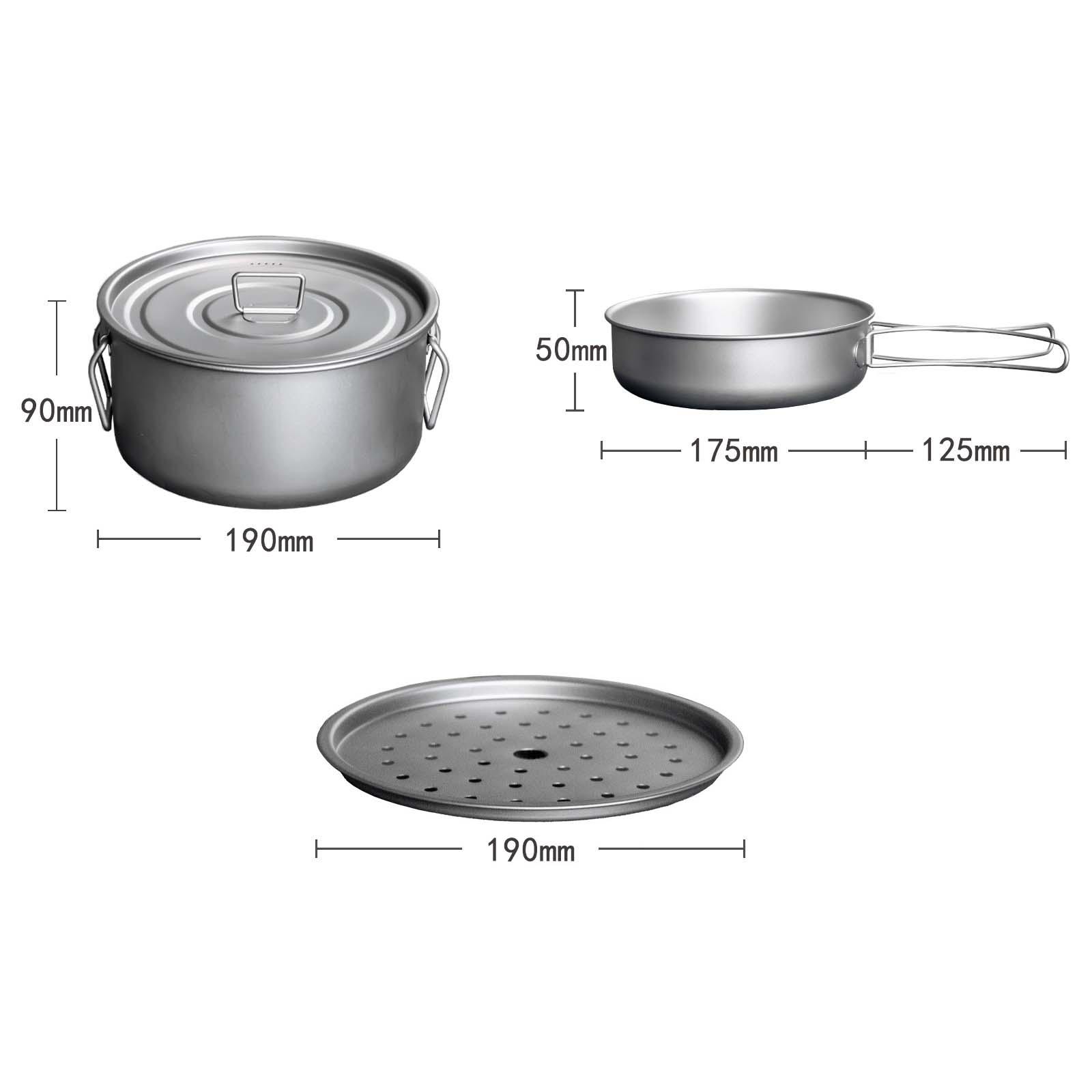 أدوات طهي للتخييم، مجموعة أدوا - مراجعة Camping Cooking Mess Kit وسعره