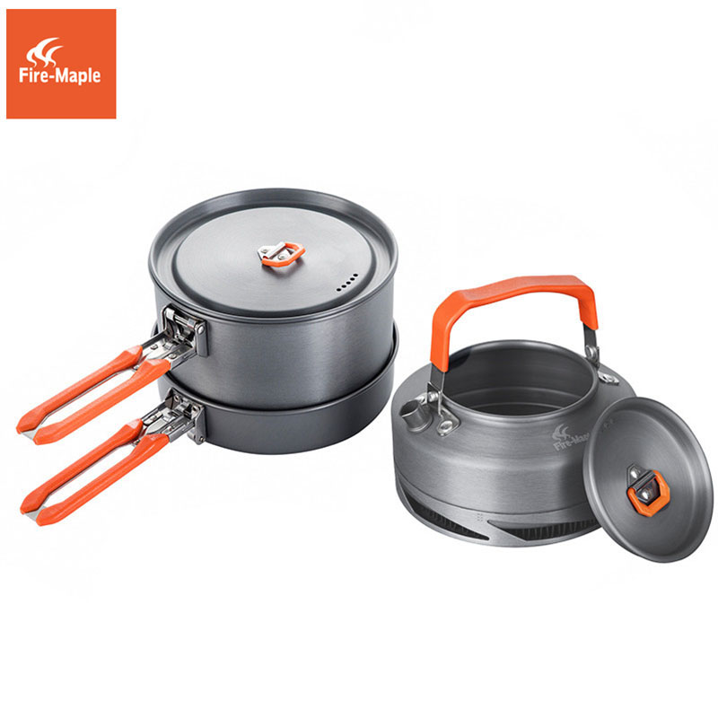 النار القيقب التخييم تجهيزات ا - مراجعة Camping Cooking And Dining Set وسعره
