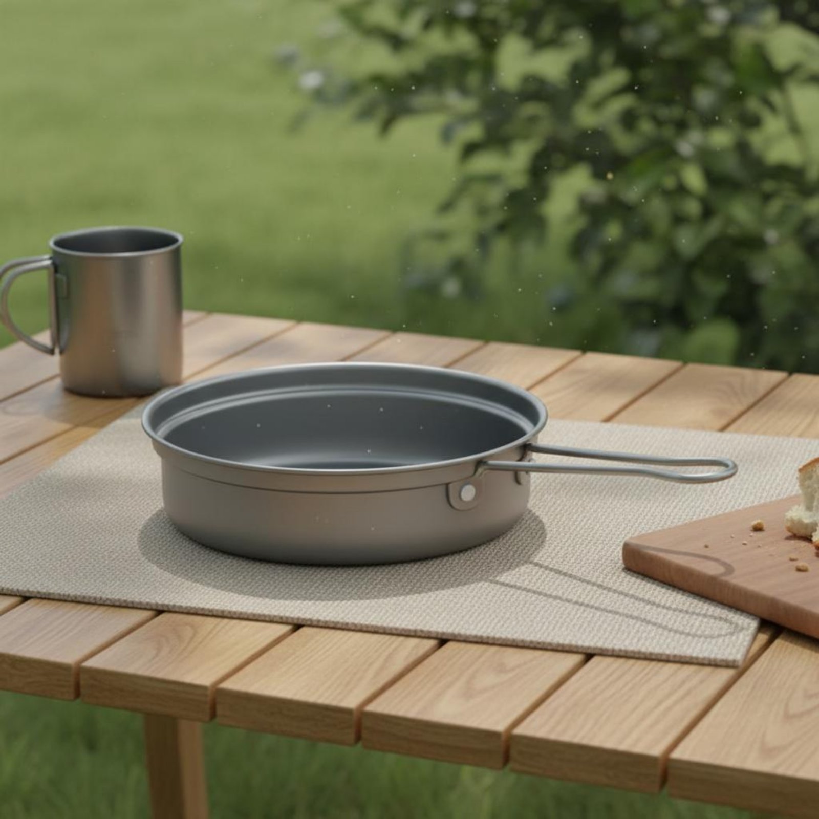 طقم طهي معدني للتخييم مكون من  - مراجعة Camping Cooking And Dining Set وسعره