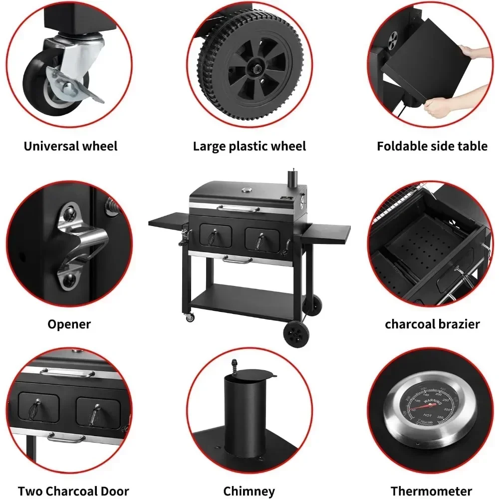 ل #   لشواية الفحم، شواية الشو - مراجعة Camping Cooking Materials وسعره