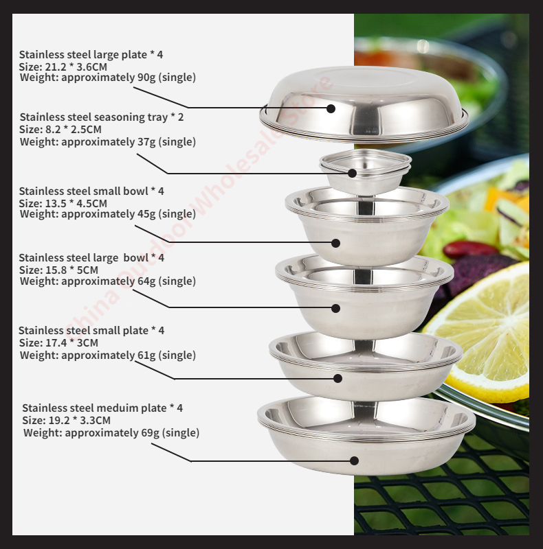 طقم أطباق طهي محمول جديد للتخي - مراجعة Camping Cooking And Dining Set وسعره