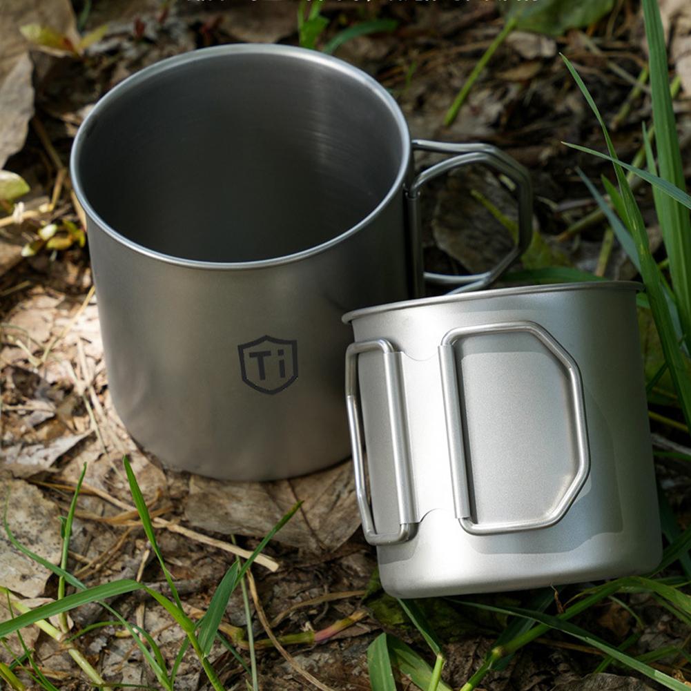 كوب تخييم من التيتانيوم، أدوات - مراجعة Camping Cooking And Dining Set وسعره