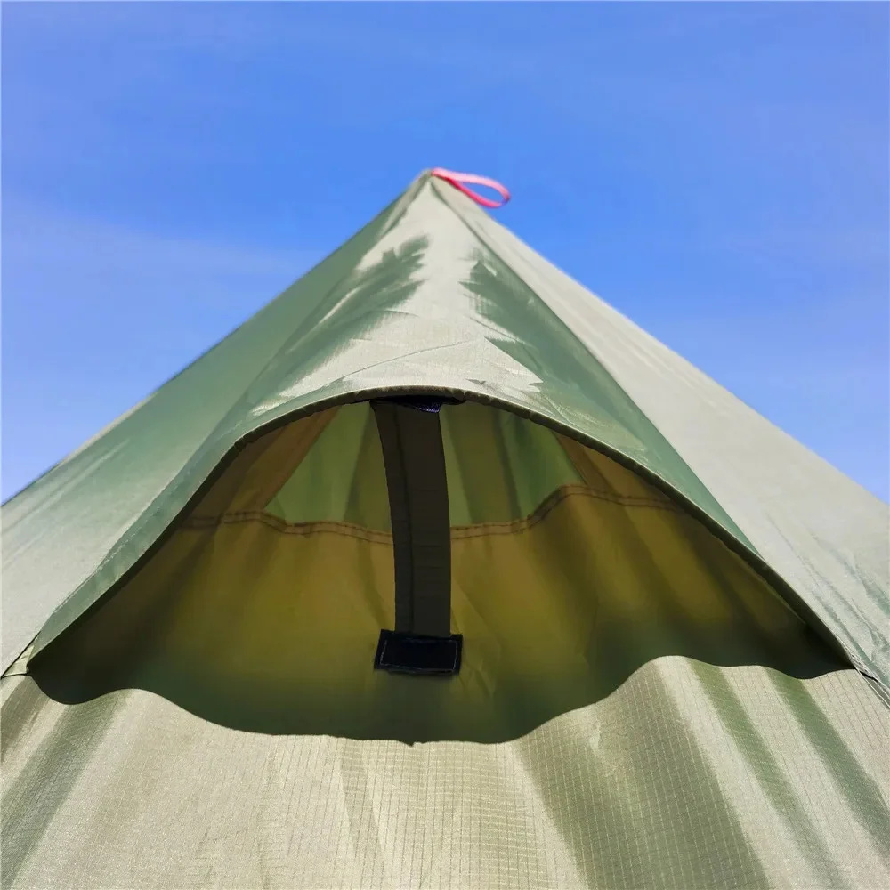 خيمة هرمية جديدة مع تنورة ثلجي - مراجعة Camping Cooking Tent وسعره